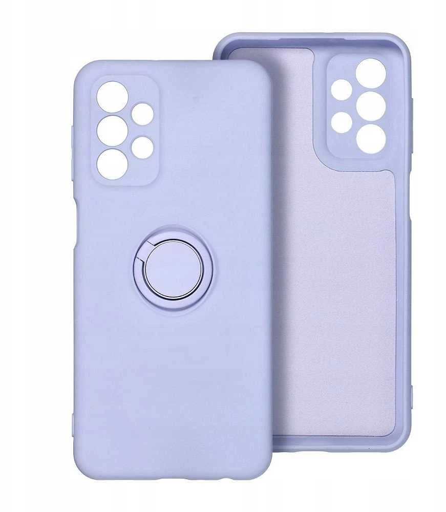 Oem SILICONE RING dėklas skirtas Samsung Galaxy S25 Plus violetinės spalvos