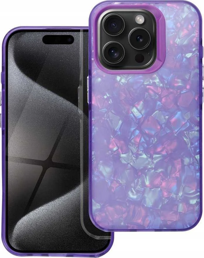Dėklas Oem Case for iPhone 16 PLUS Tutti Frutti violetinė