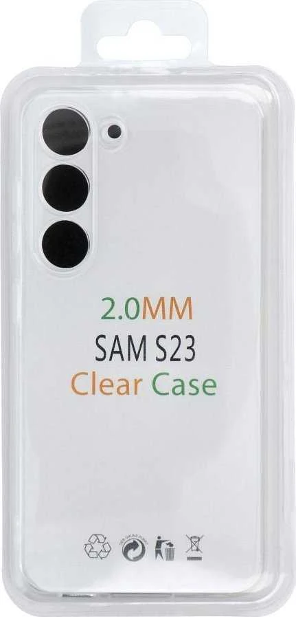 Oem CLEAR dėklas 2 mm BOX skirtas Samsung Galaxy S21 FE skaidrus