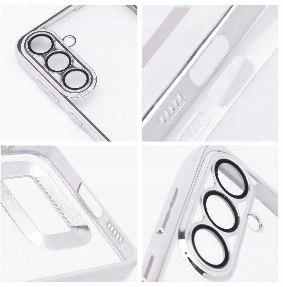 Oem Dėklas GLAM skirtas Samsung Galaxy S25 Plus sidabro spalvos