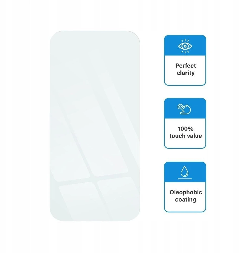 OEM grūdintas stiklas Huawei Nova Y61 telefonui