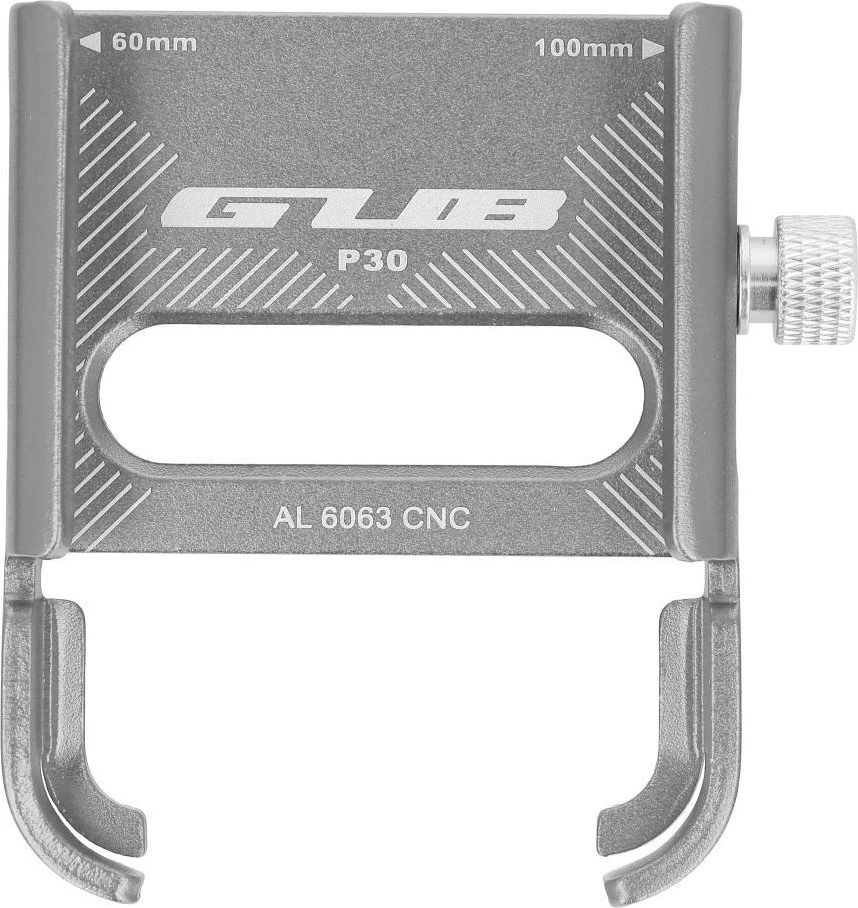 Oem GUB bike holder for mobile phone P30 Aliuminio sidabrinis