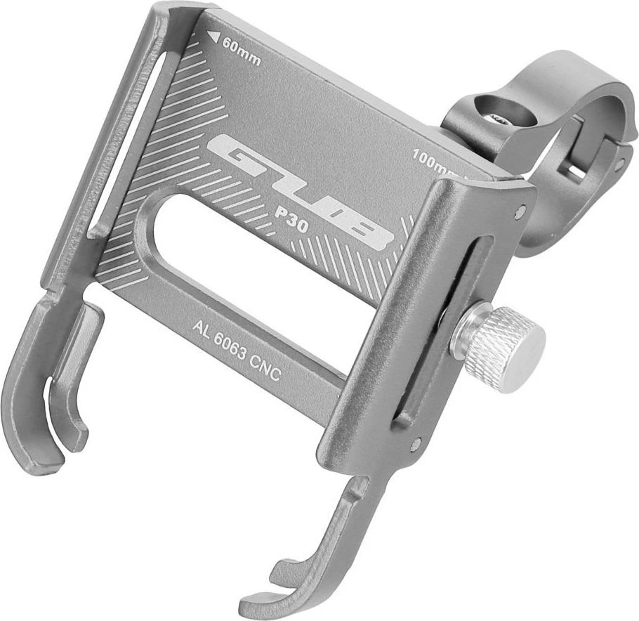 Oem GUB bike holder for mobile phone P30 Aliuminio sidabrinis