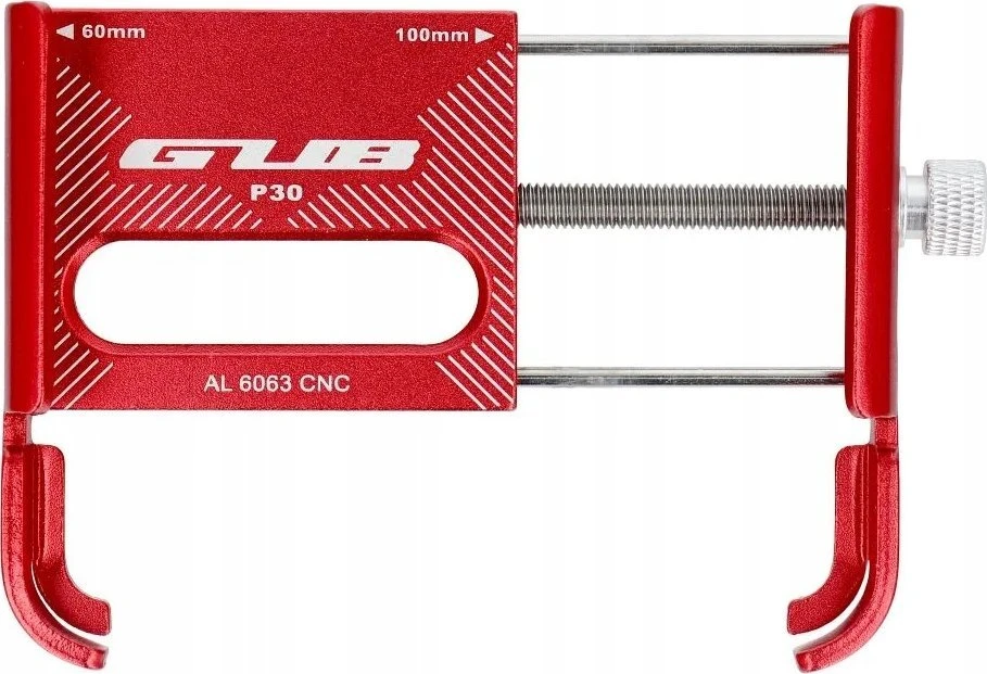 Oem GUB bike holder for mobile phone P30 Aliuminio red