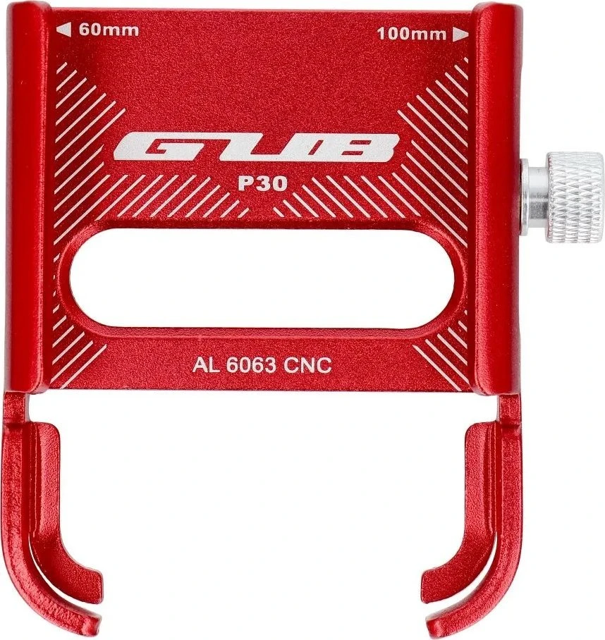 Oem GUB bike holder for mobile phone P30 Aliuminio red