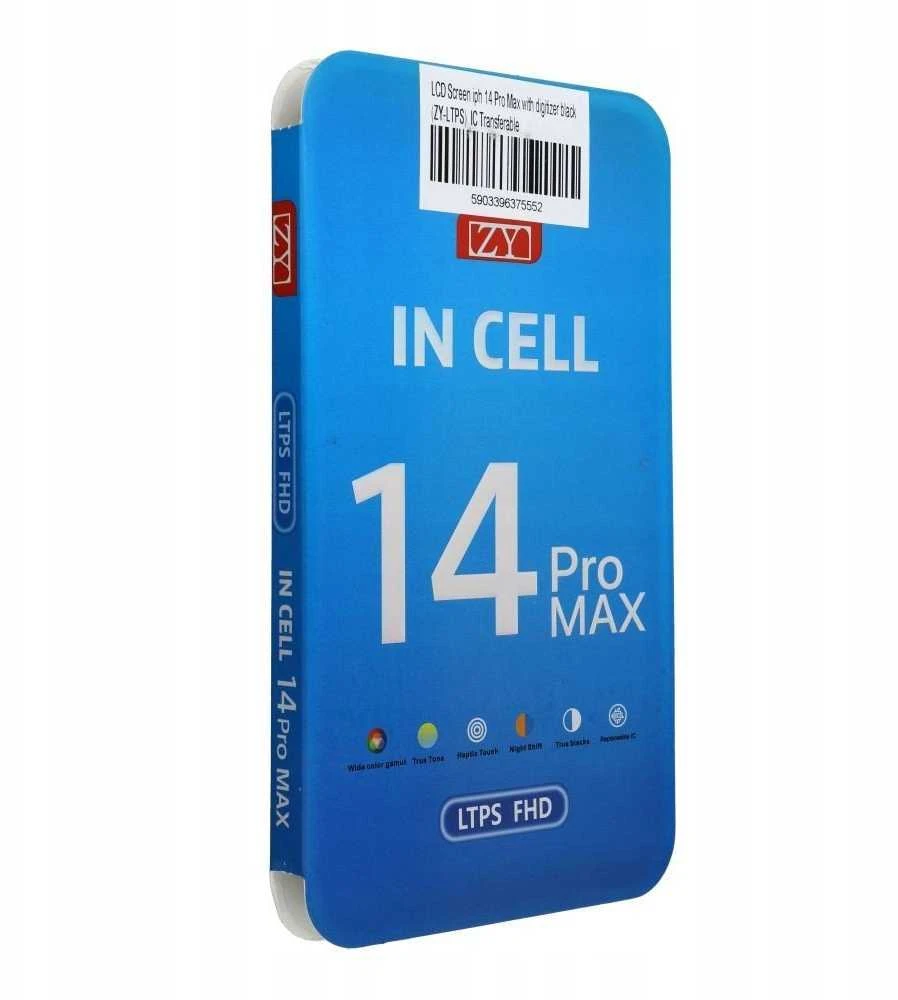 iPhone 14 Pro Max LCD ekranas su skaitmeniniu keitikliu, juodas (ZY-LTPS), perkeliamas IC