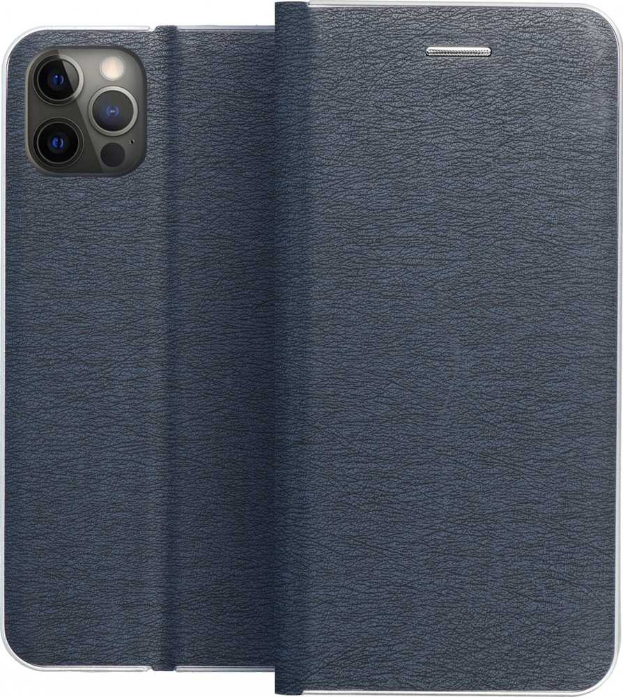 Oem Dėklas su klapką na Samsung A34 5G Luna Book Carbon mėlyna