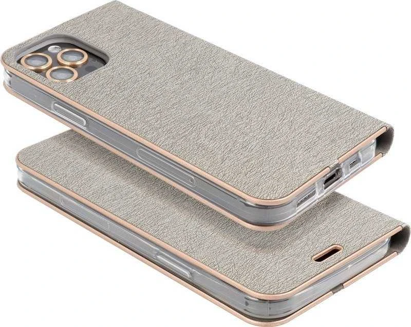 Oem Dėklas su klapką na Samsung A54 5G Luna Book Gold Sidabrinė