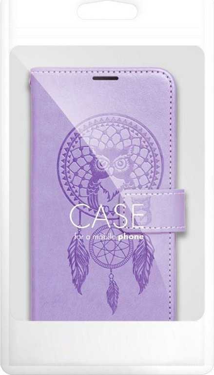 Telefono dėklas Oem MEZZO Book skirtas Samsung A54 5G, violetinės spalvos