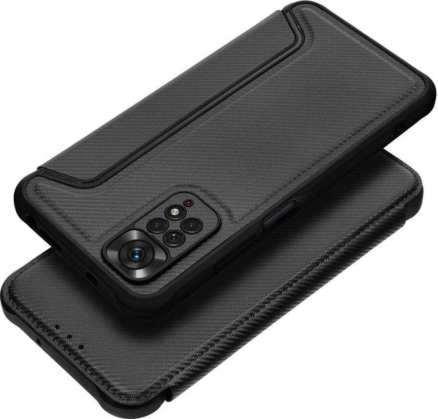 Dėklas Oem RAZOR Book skirtas Xiaomi Redmi Note 11 / 11S juodos spalvos