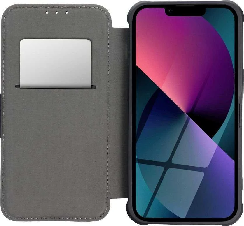 OEM atverčiamas dėklas iPhone 11 Razor Book juodas