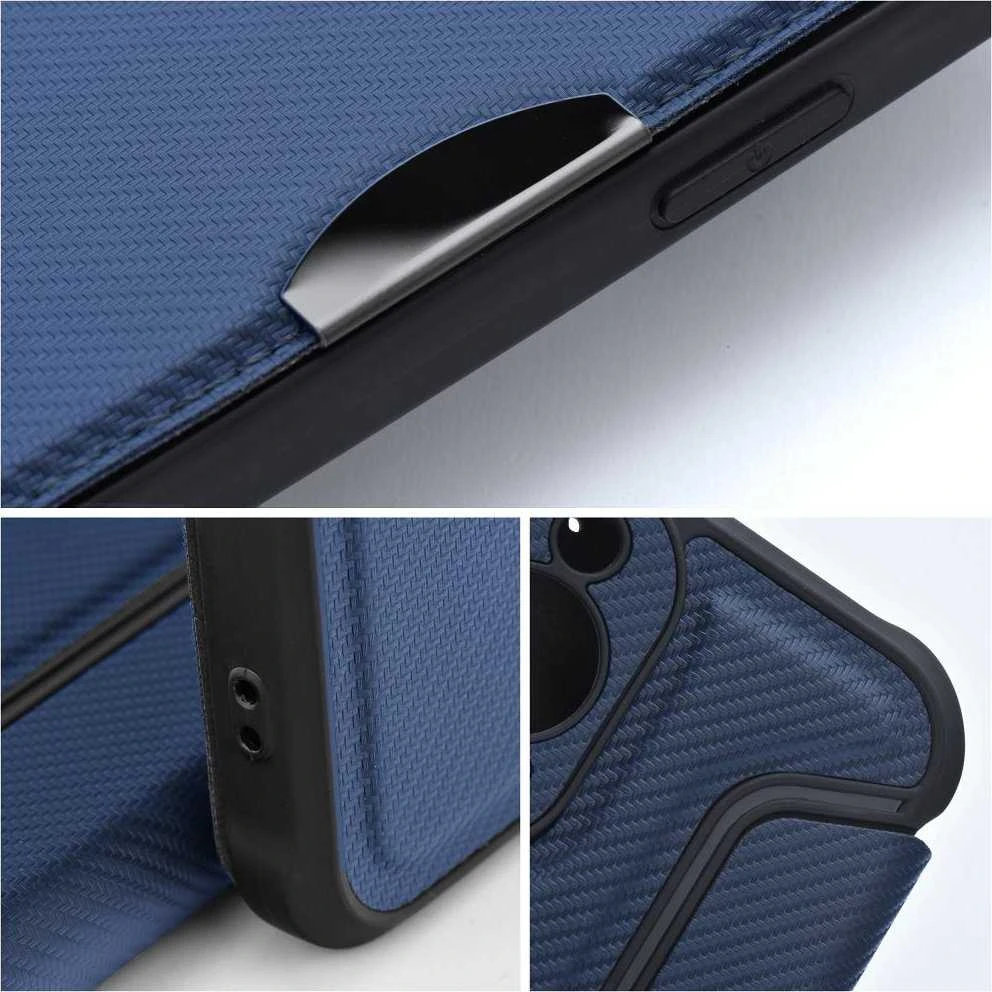 Dėklas Oem RAZOR Book skirtas Xiaomi Redmi Note 11 / 11S mėlynos spalvos