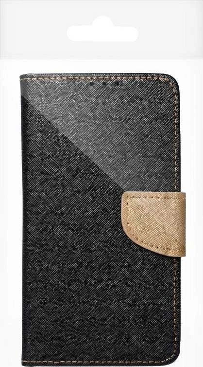 Dėklas Oem Flip case for iPhone 14 PRO Fancy Book juodas / auksinis