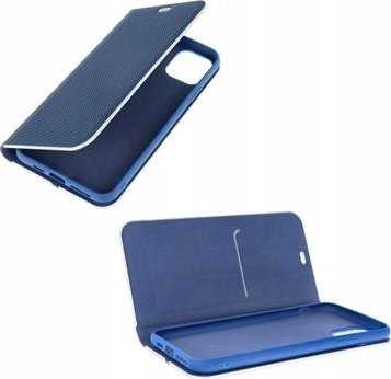 Dėklas Oem LUNA Book Carbon skirtas Samsung Galaxy A23 5G mėlynos spalvos