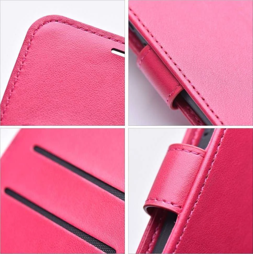 OEM atverčiamas dėklas iPhone 15 PRO Mezzo Book sapnų gaudyklės rausvai raudona