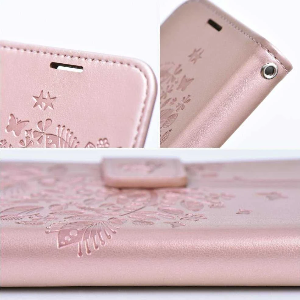 Oem MEZZO Book dėklas skirtas Samsung Galaxy A53 5G medžio rose auksinis