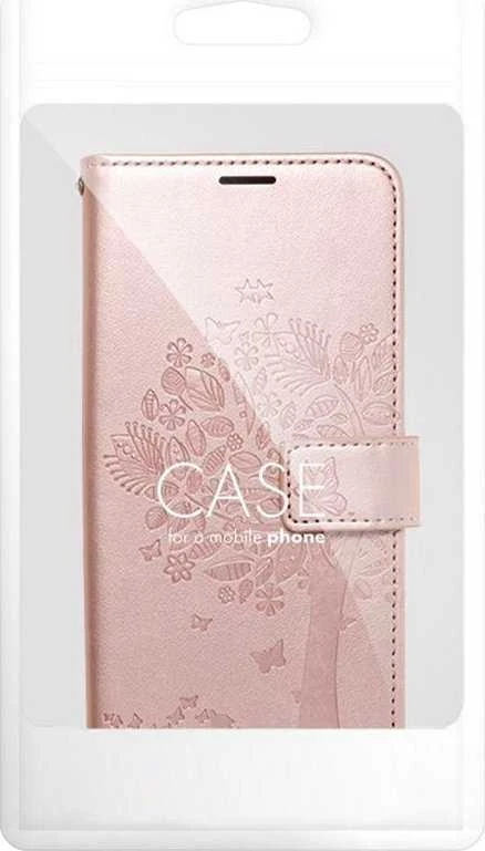 Oem MEZZO Book dėklas skirtas Samsung Galaxy A53 5G medžio rose auksinis