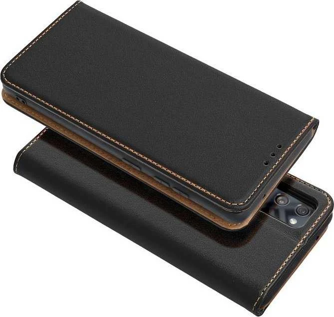 Oem SMART Pro Book leather dėklas skirtas Xiaomi Redmi 10C juodos spalvos