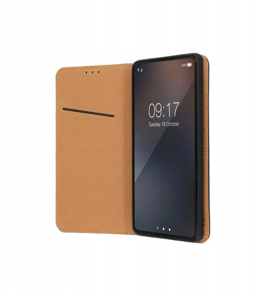 Dėklas Oem Flip case for iPhone 16e (SE 4 2025) Smart Pro Book leather juodas