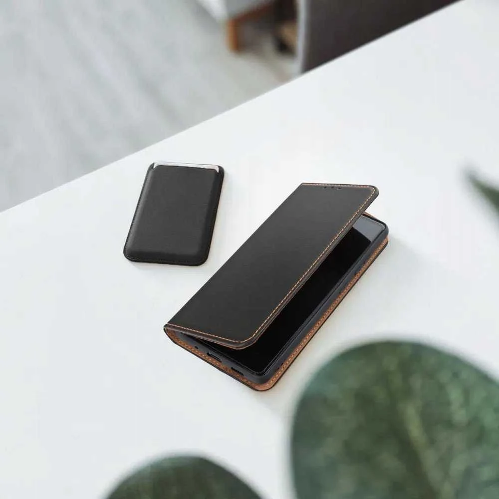 Dėklas Oem Flip case for iPhone 16e (SE 4 2025) Smart Pro Book leather juodas