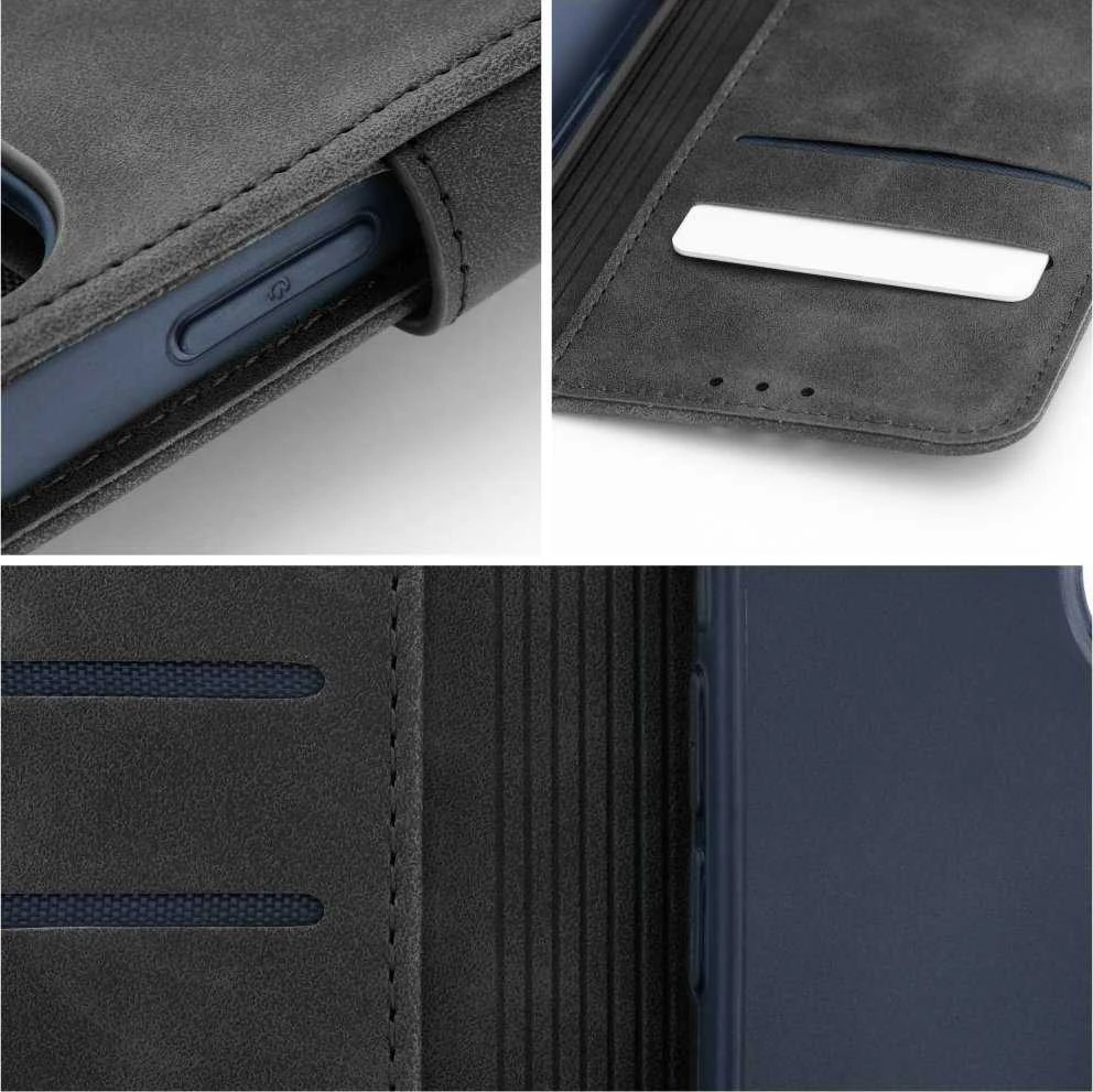 OEM atverčiamas dėklas iPhone 12 / 12 PRO Tender Book juodas