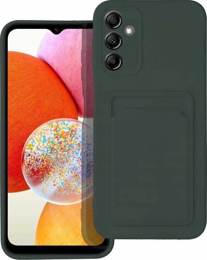 Oem CARD Dėklas skirtas Samsung Galaxy A14 5G / A14 4G žalios spalvos