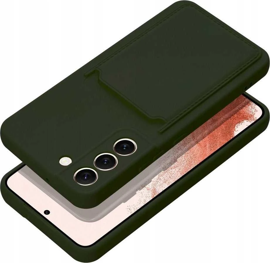 Oem CARD Dėklas skirtas Samsung Galaxy A14 5G / A14 4G žalios spalvos