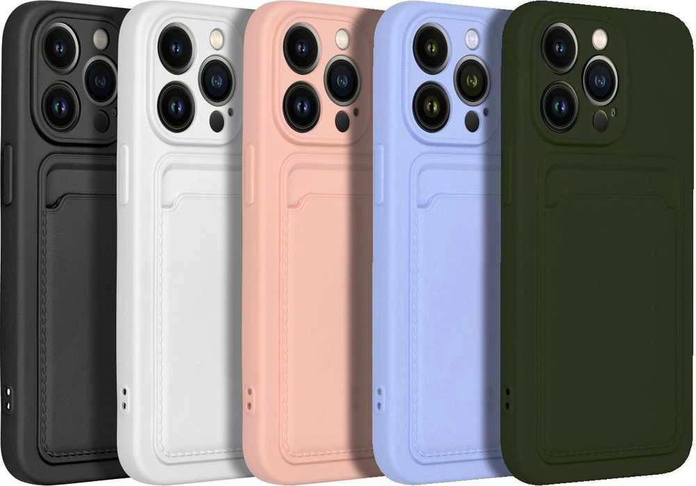 Forcell OEM dėklas, skirtas iPhone 13 PRO MAX, kortelių dėklas, violetinė