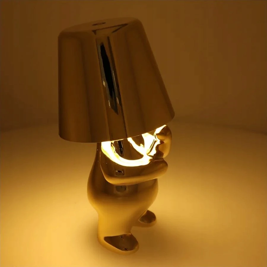 Oem Stalinis šviestuvas prie lovos GOLD MAN Art Deco stovimas (3 versija) MLTL