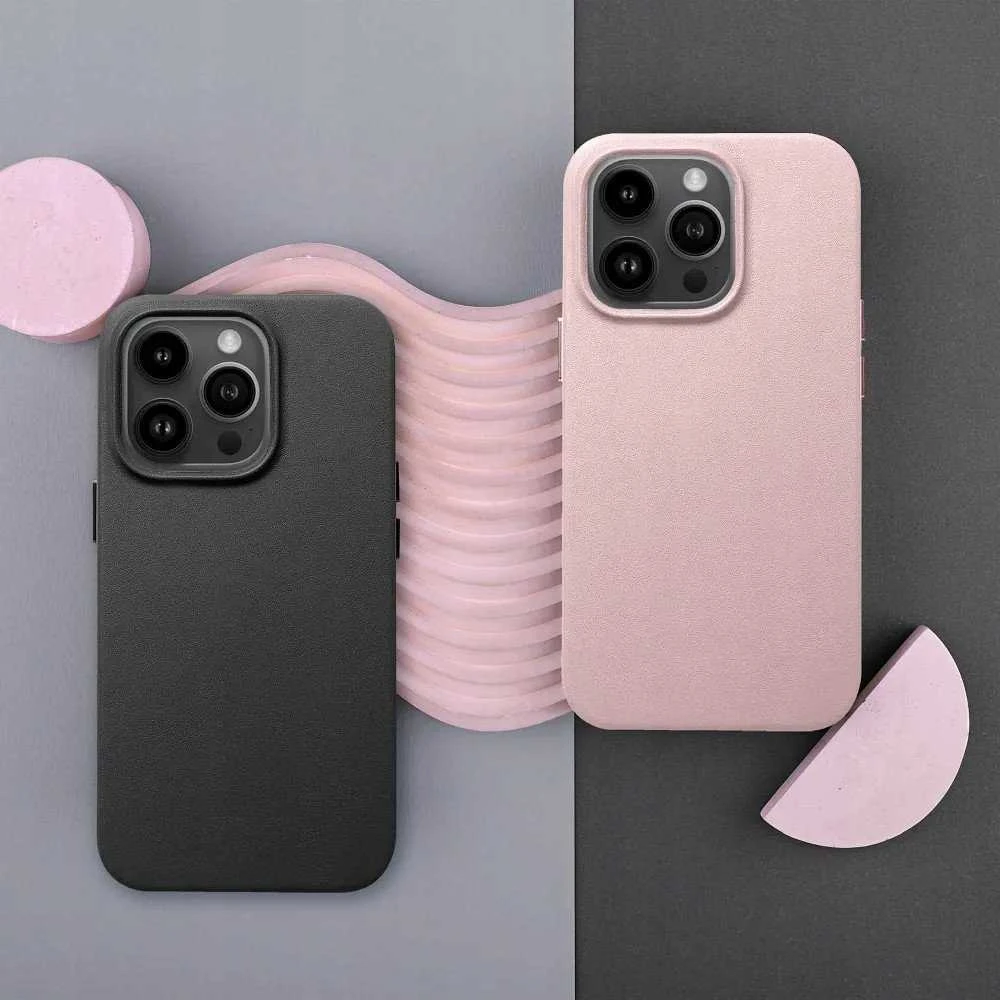 Oem LEATHER MAG COVER dėklas skirtas Samsung Galaxy S25 PLUS sand rožinės spalvos