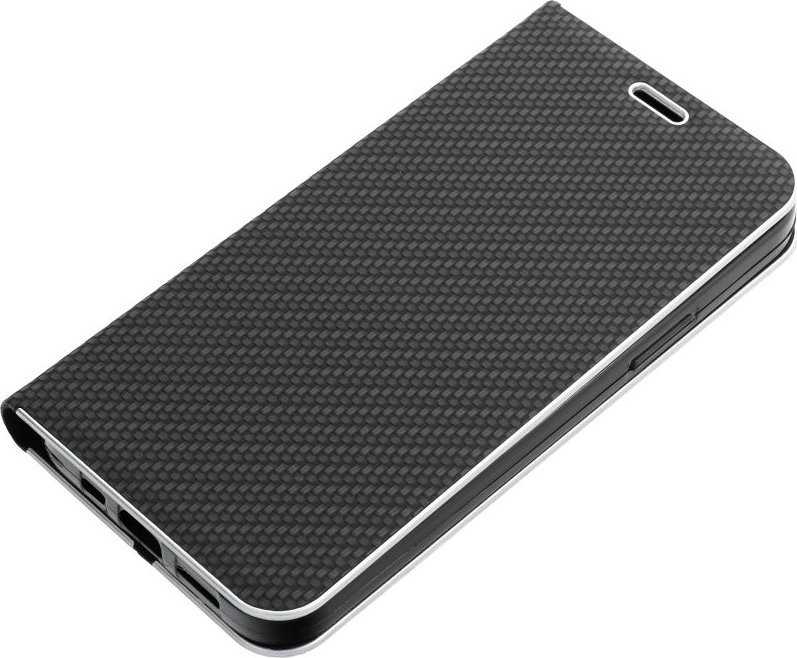 Dėklas Oem LUNA Book Carbon skirtas Samsung Galaxy A23 5G juodos spalvos