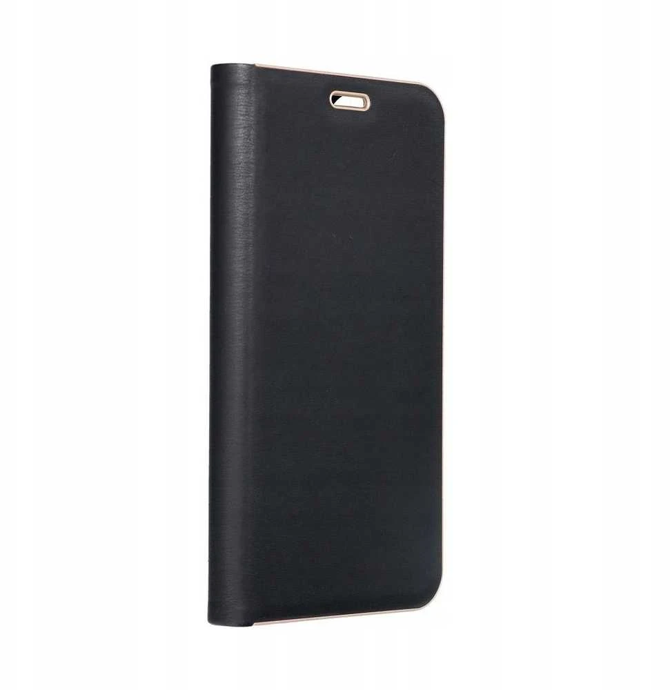 Dėklas Oem LUNA Book Gold skirtas Samsung Galaxy A36 5G juodos spalvos