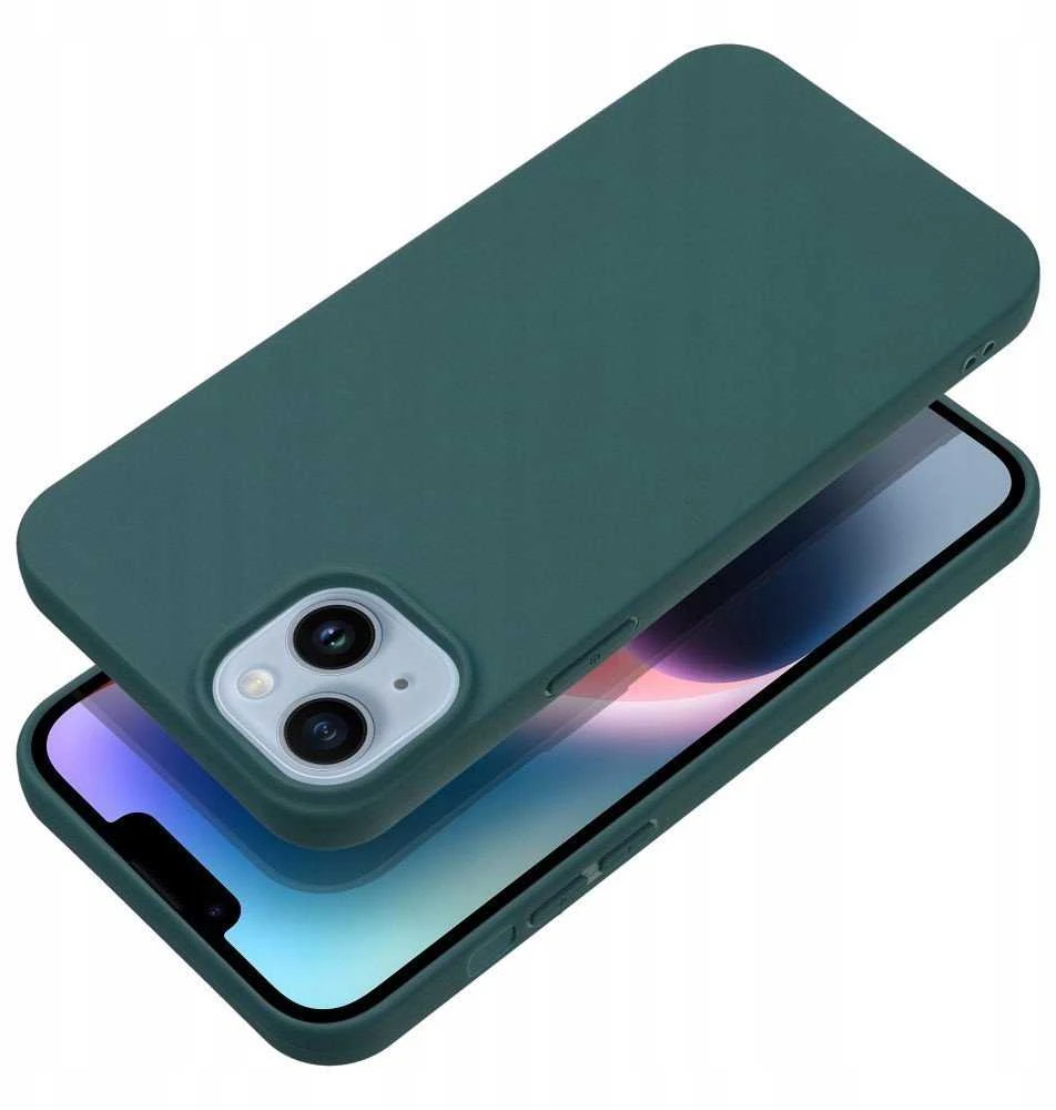 OEM dėklas, skirtas iPhone 16e (SE 4 2025) / 17e matinis tamsus žalias