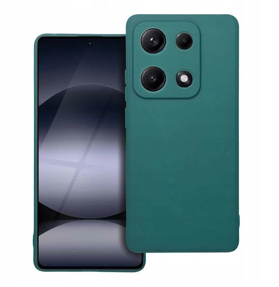 Oem Matinis dėklas skirtas Xiaomi Redmi NOTE 14S dark žalios spalvos