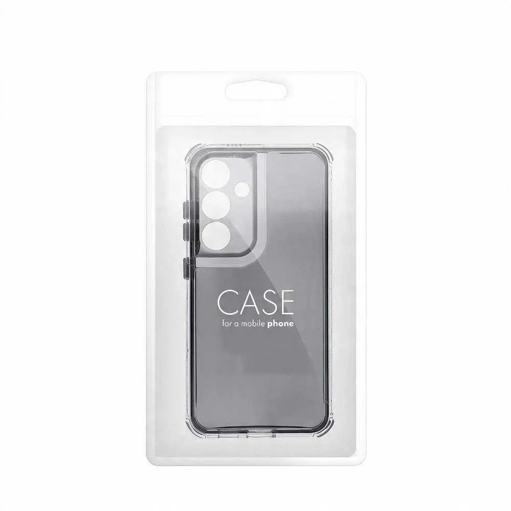 Oem MATRIX CLEAR Dėklas skirtas Samsung Galaxy S24 FE juodos spalvos