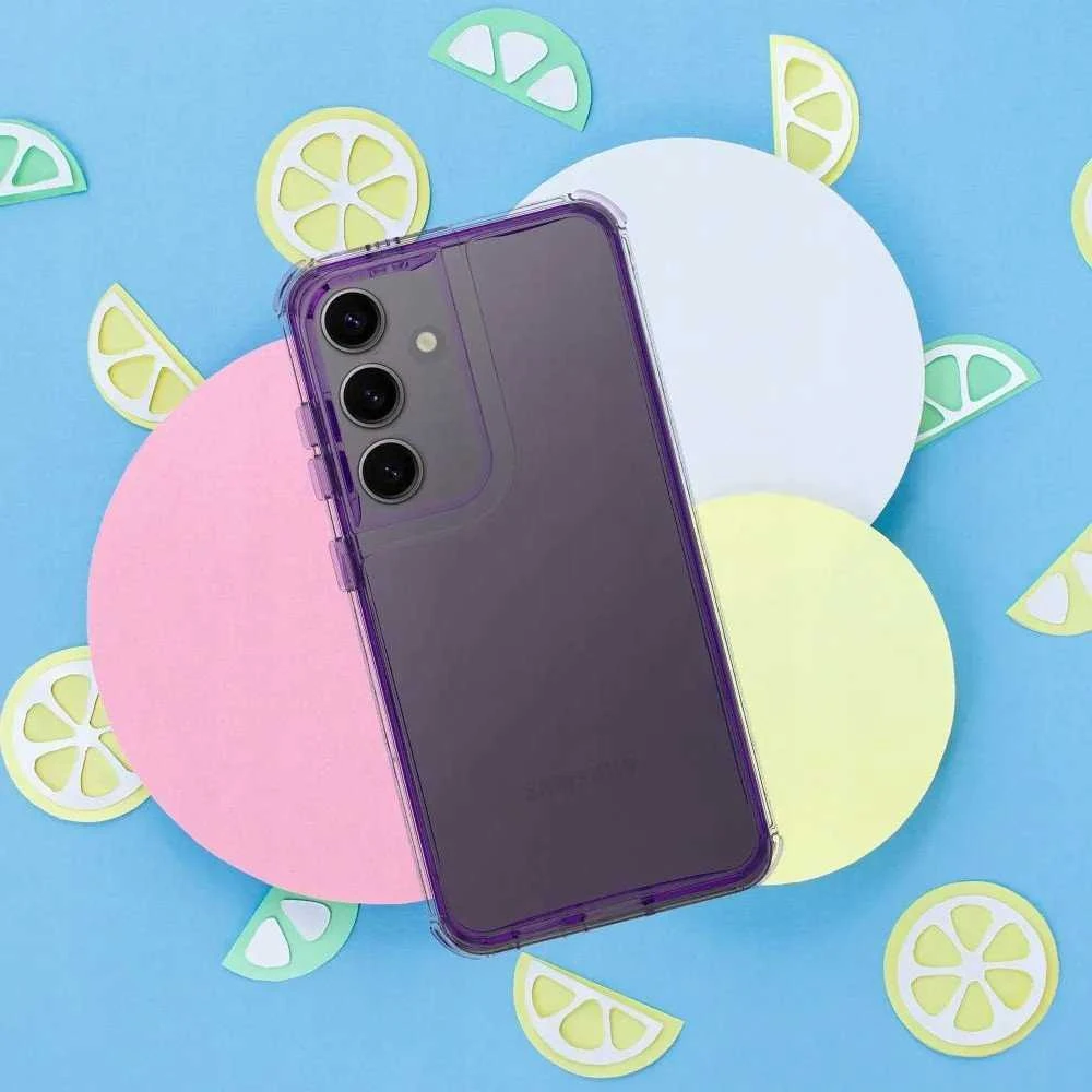 Oem MATRIX CLEAR dėklas skirtas Xiaomi Redmi Note 14 PRO 4G violetinės spalvos