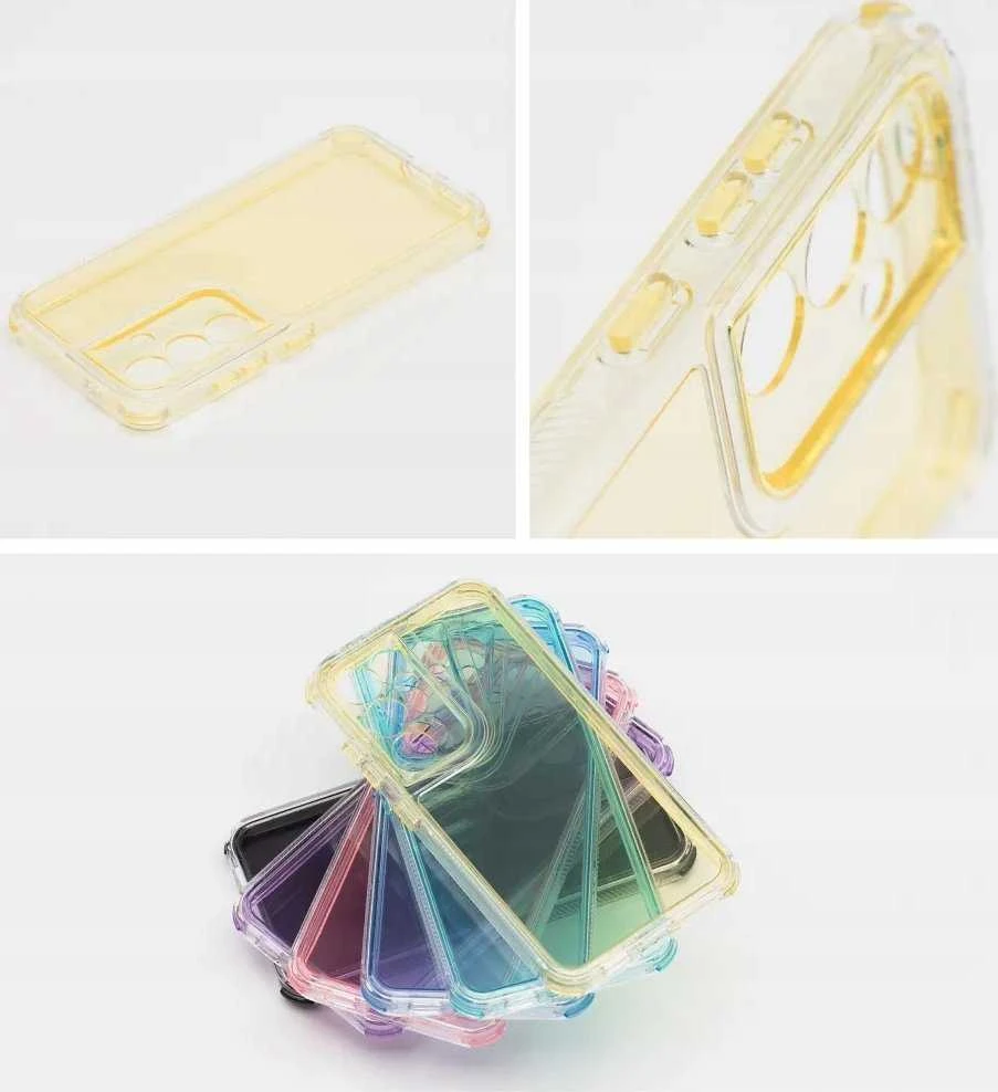 Oem MATRIX CLEAR Dėklas skirtas Xiaomi Redmi Note 14 PRO 5G / 14 PRO PLUS 5G geltonos spalvos