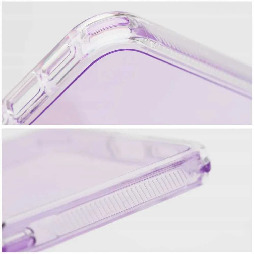 Oem MATRIX CLEAR dėklas skirtas Xiaomi Redmi Note 14 PRO 4G violetinės spalvos
