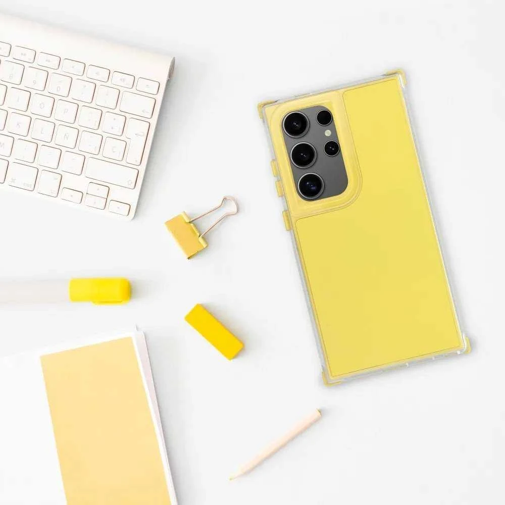 Oem MATRIX Dėklas skirtas Samsung Galaxy A26 5G geltonos spalvos