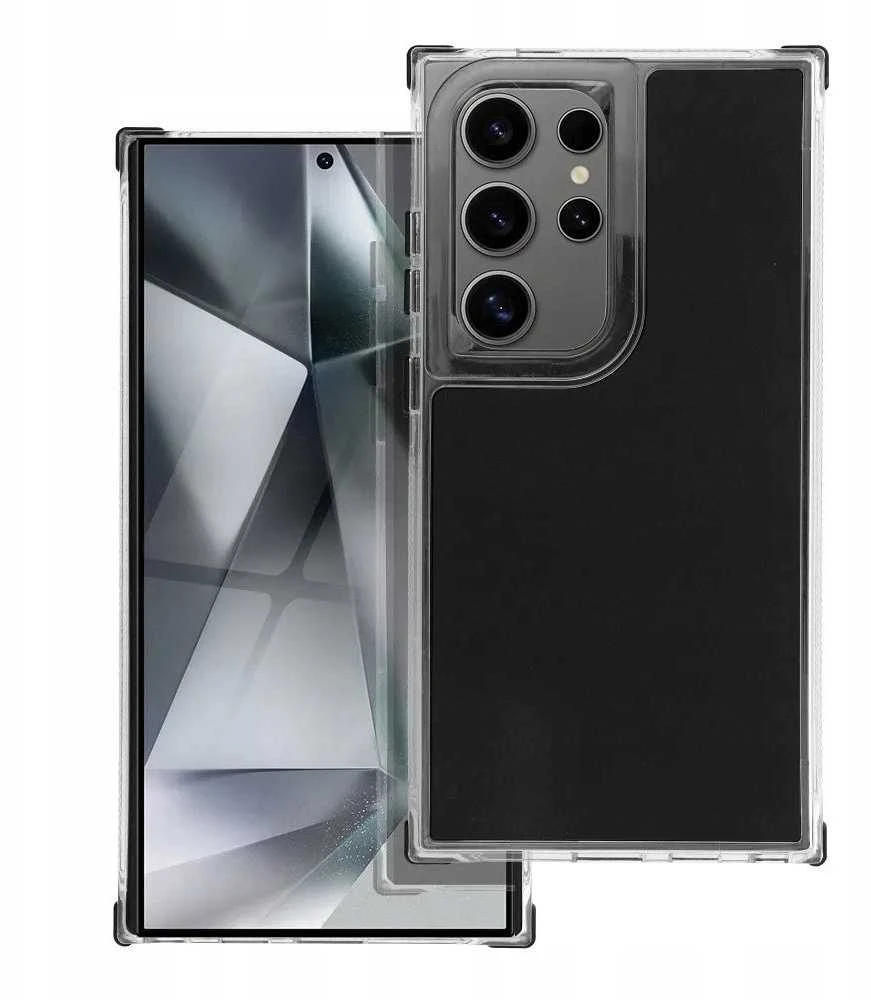 Oem MATRIX dėklas skirtas Samsung Galaxy S25 Edge juodos spalvos