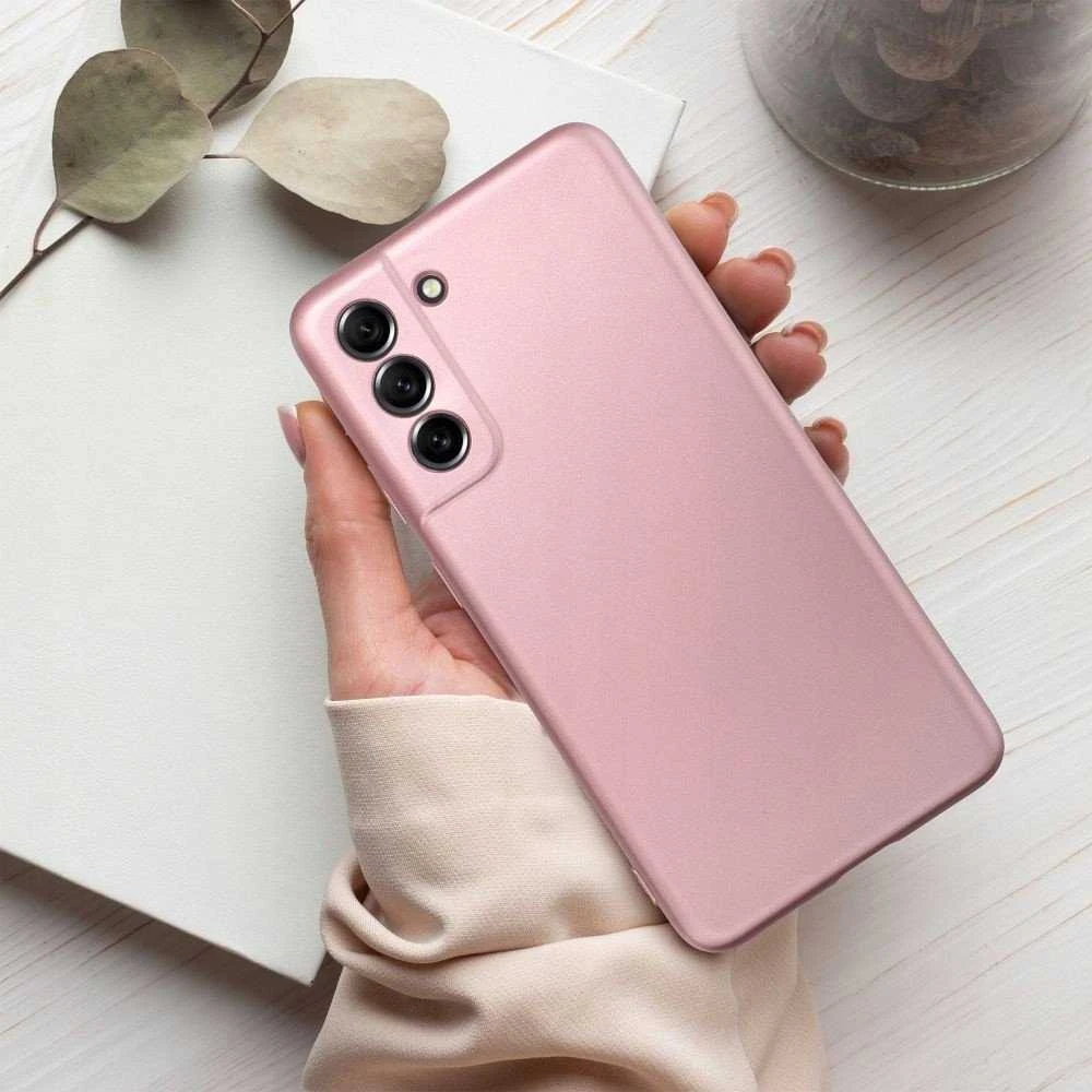 Oem METALLIC Dėklas skirtas Samsung Galaxy A26 5G rožinės spalvos