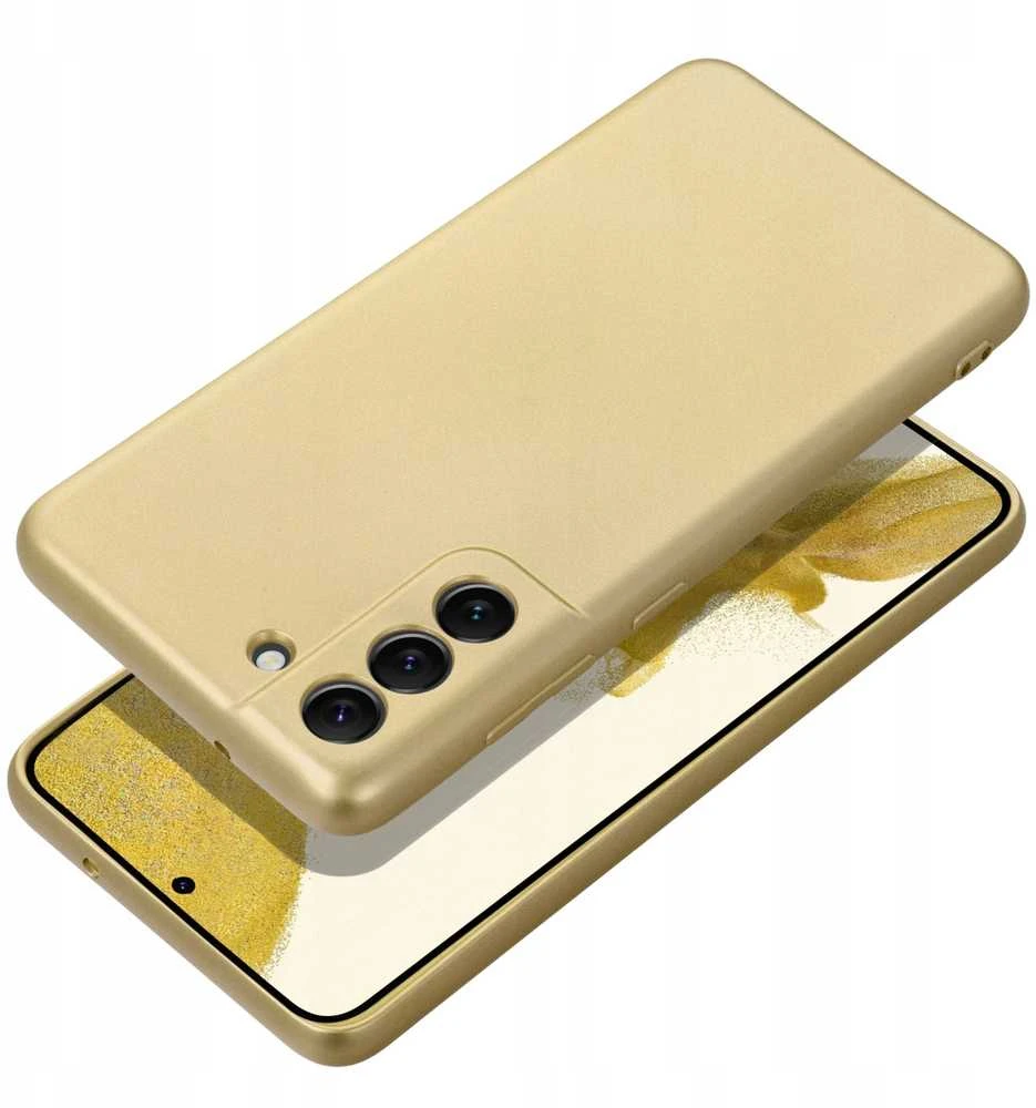 Oem METALLIC Dėklas skirtas Samsung Galaxy S25 Plus aukso spalvos