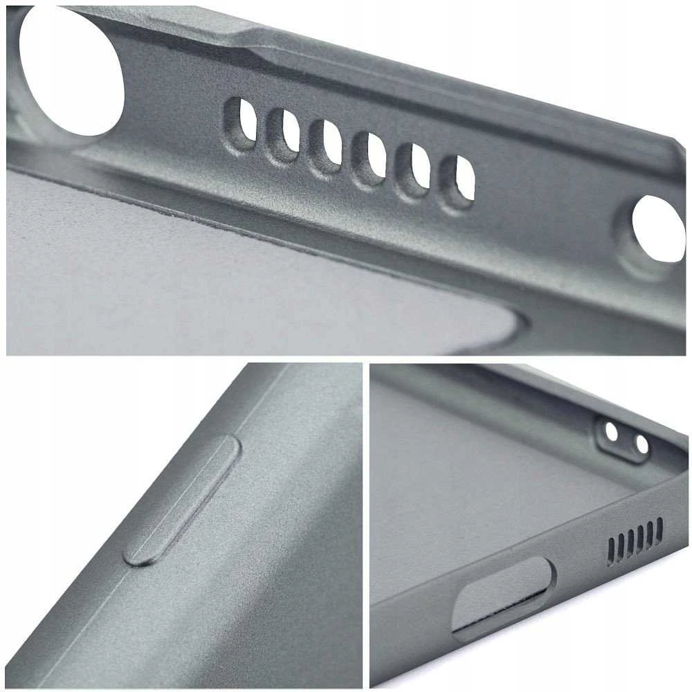 Oem METALLIC Dėklas skirtas Samsung Galaxy S25 Ultra pilkos spalvos