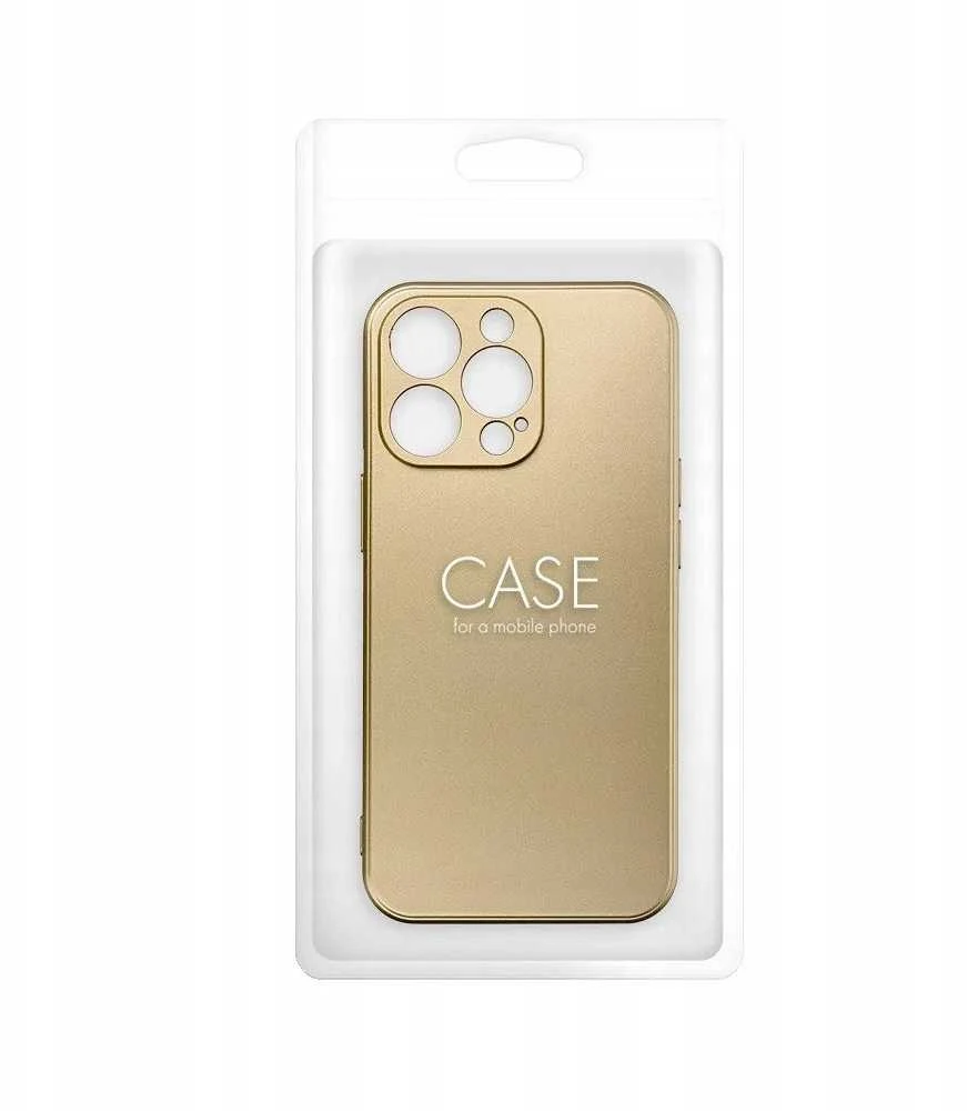 Oem Originalus iPhone 16e (SE 4 2025) / 17e dėklas su metaliniu auksiniu dangteliu