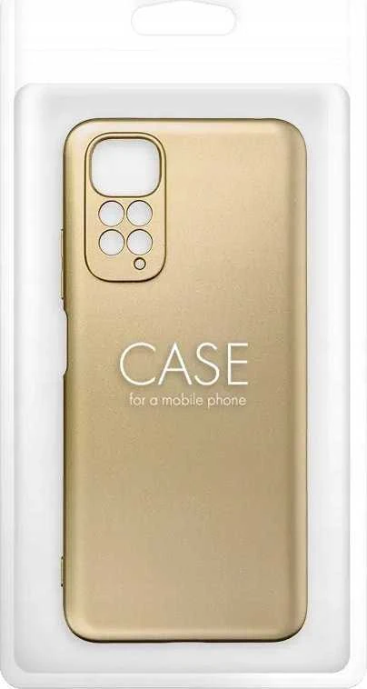 Oem METALLIC Dėklas skirtas Xiaomi Redmi Note 14 PRO 4G aukso spalvos