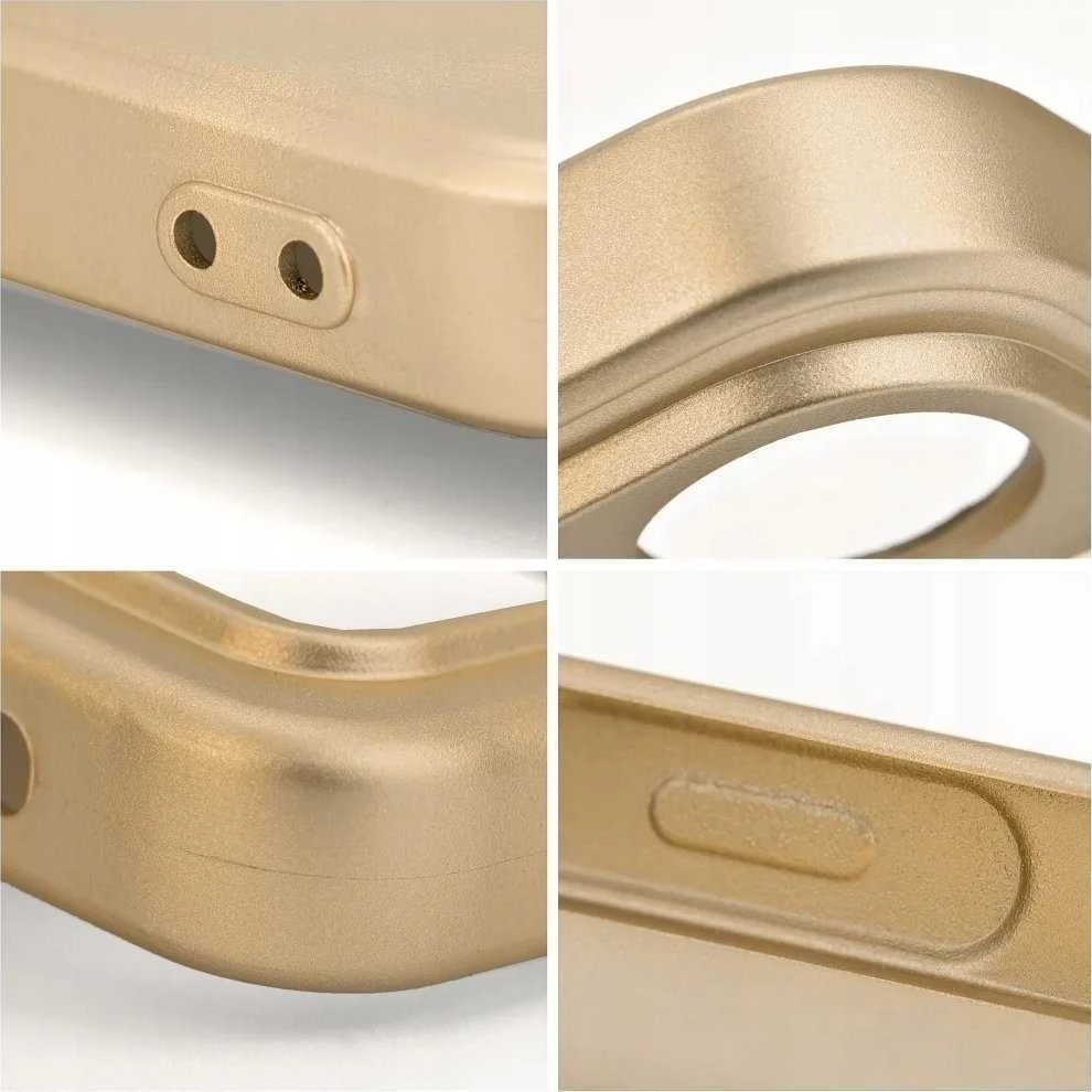 Oem METALLIC Dėklas skirtas Xiaomi Redmi Note 14 PRO 4G aukso spalvos