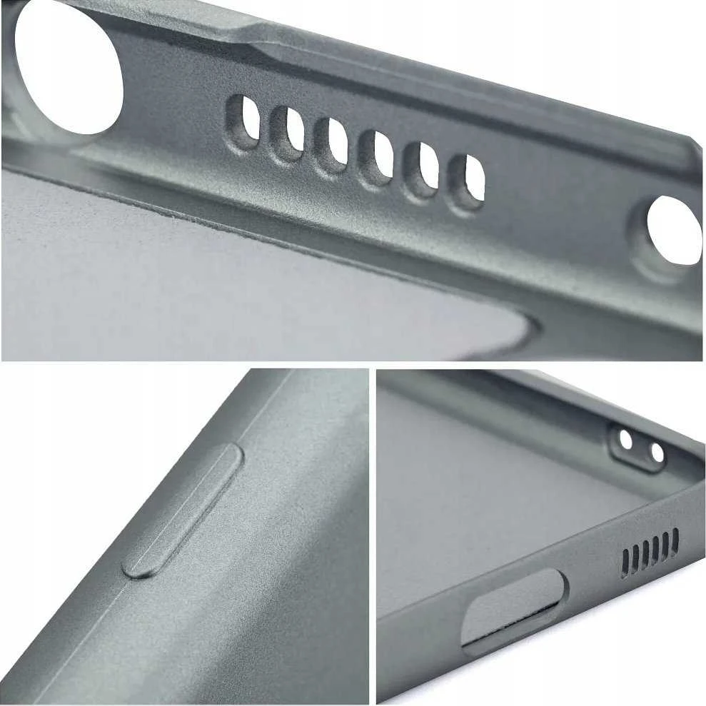 Oem METALLIC Dėklas skirtas Xiaomi Redmi Note 14 PRO 4G pilkos spalvos