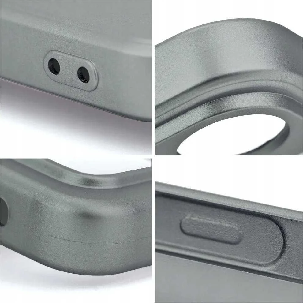 Oem METALLIC Dėklas skirtas Xiaomi Redmi Note 14 PRO 4G pilkos spalvos