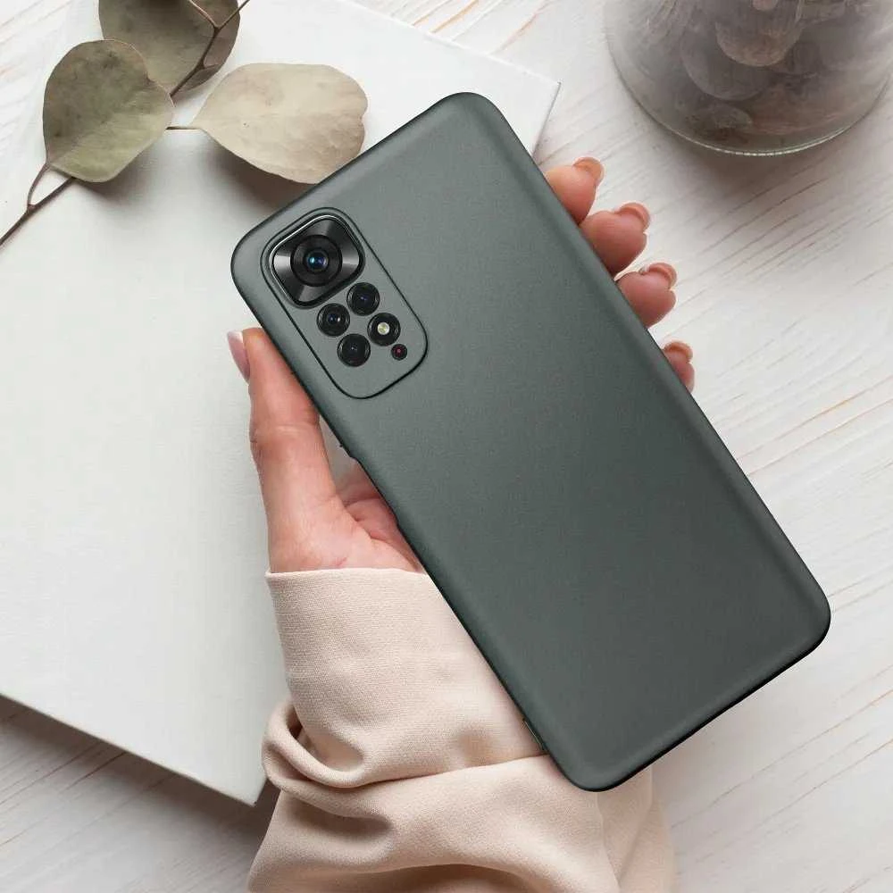 Oem METALLIC Dėklas skirtas Xiaomi Redmi Note 14 PRO 4G pilkos spalvos