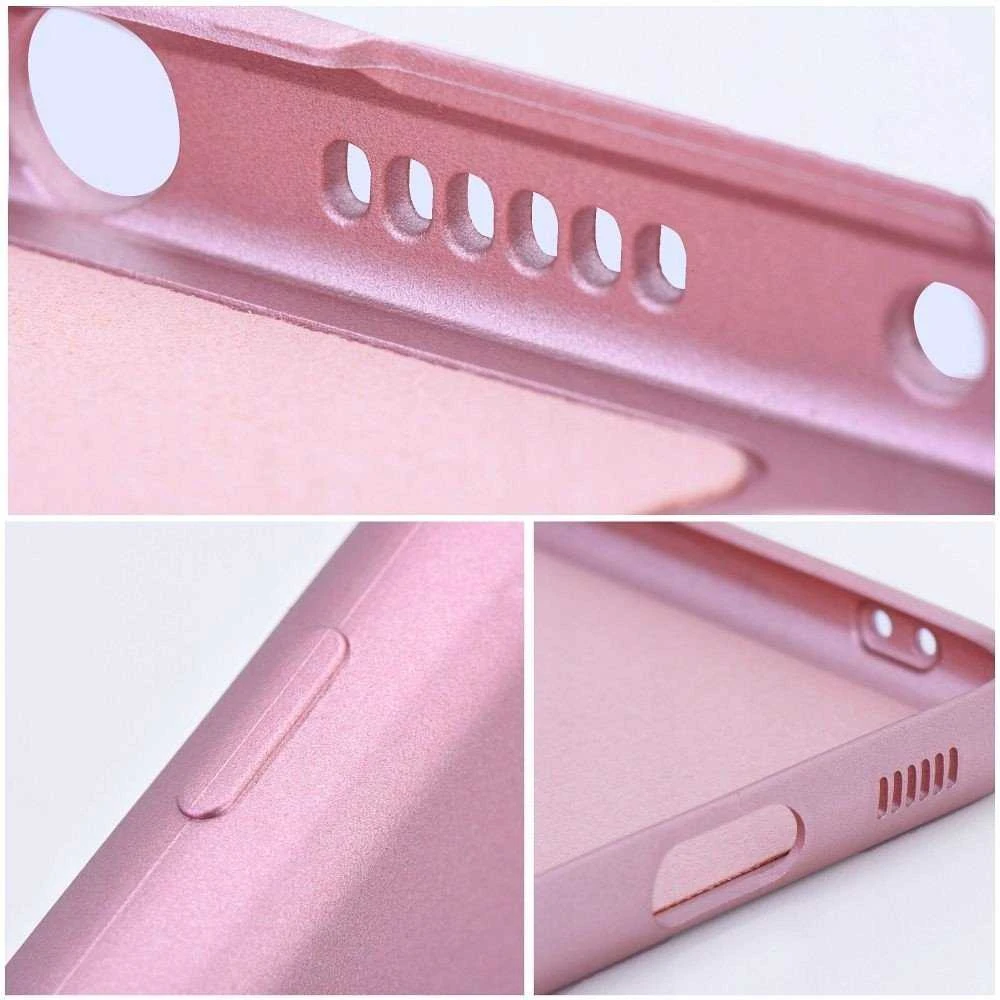 Oem METALLIC Dėklas skirtas Samsung Galaxy S25 rožinės spalvos